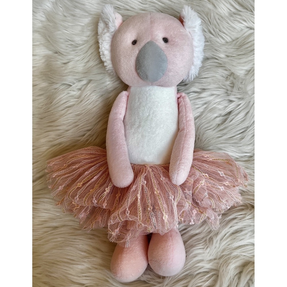 FAO Schwarz Ballerina Koala Plush Pink Tutu Stuffed Animal 13 inch 2020